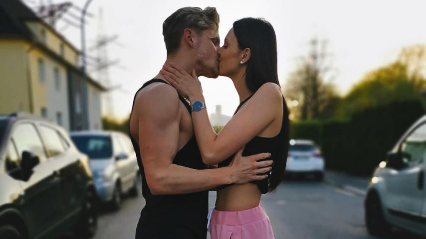 Pascal Zadow und Luise-Isabella Matejczyk im April 2020