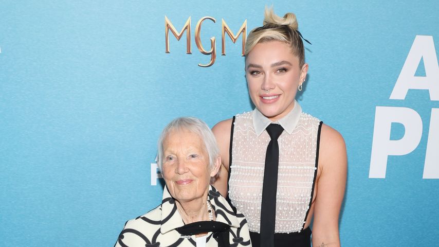 Pat Mackin und Florence Pugh im März 2023