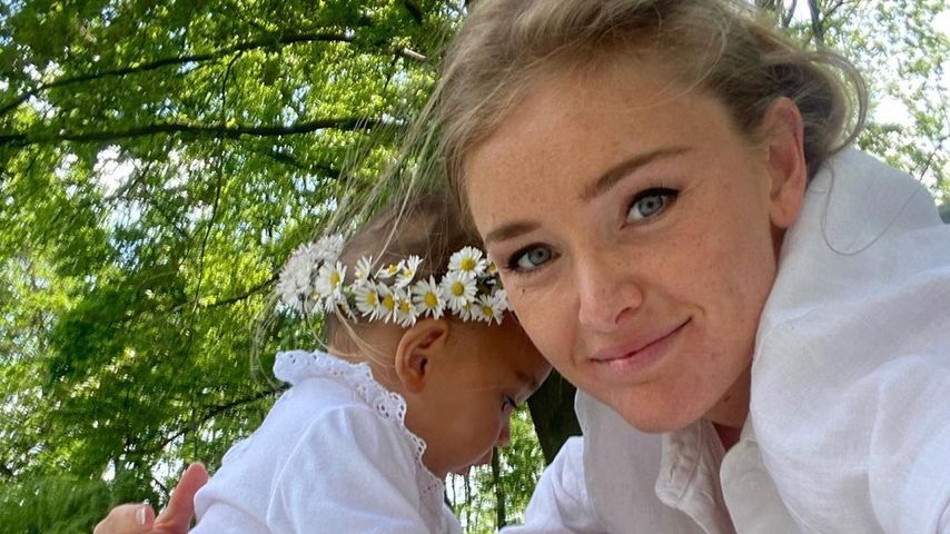 Patrice Aminati mit ihrer Tochter
