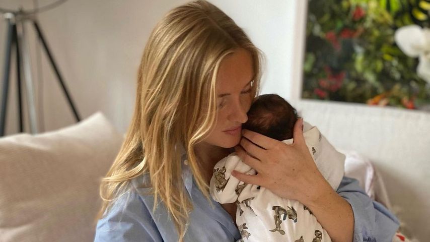 Patrice Aminati mit ihrer Tochter, August 2022
