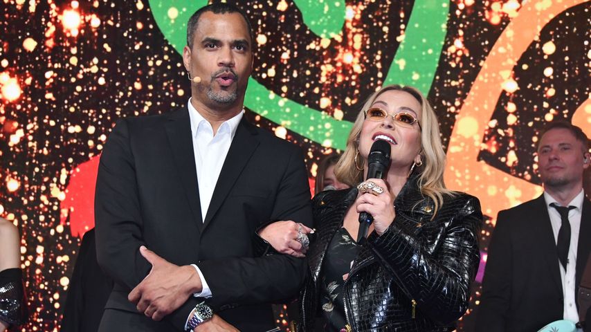 Patrice Bouédibéla und Anastacia in Berlin