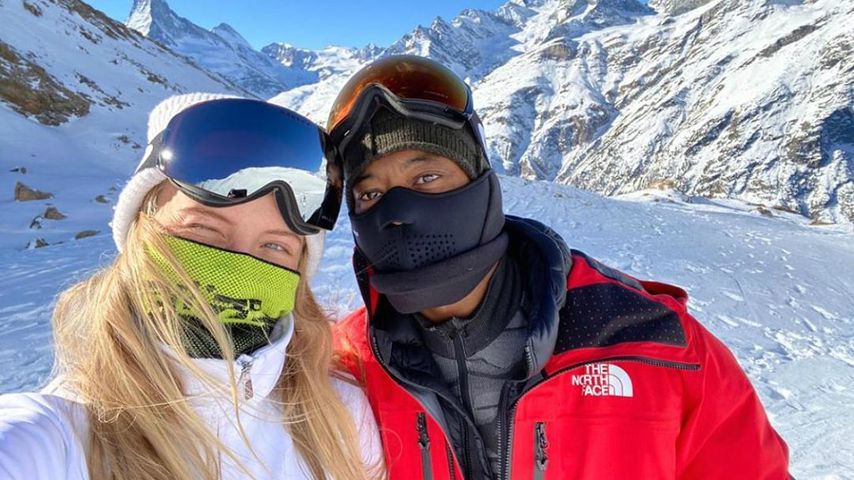 Margaux Alexandra und Patrice Evra