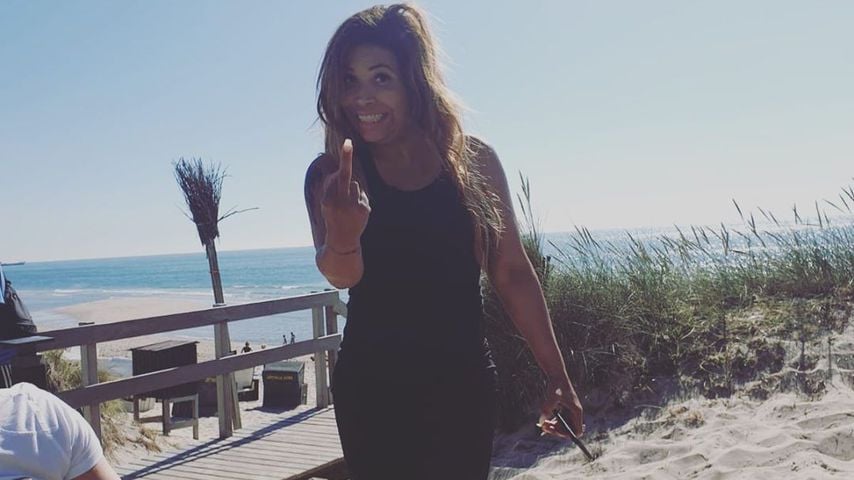 Patricia Blanco am Strand auf Sylt