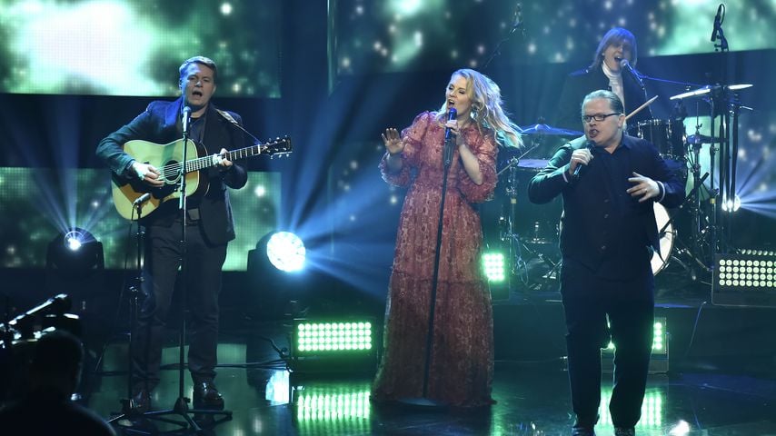 Patricia Kelly und ihre Brüder Victor, Angelo und John im Dezember 2019