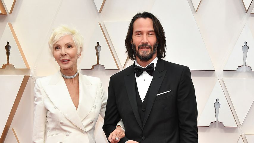 Keanu Reeves mit seiner Mutter Patricia Taylor bei den Oscars 2020