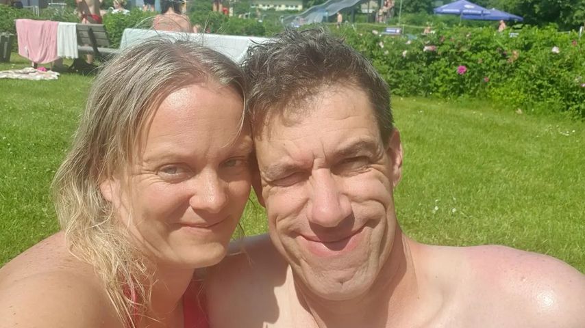 Patricia und Jörg im Freibad 2023
