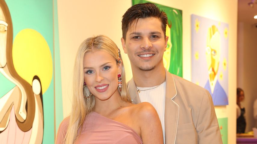Patricija Belousova mit ihrem Mann Alexandru Ionel im September 2021