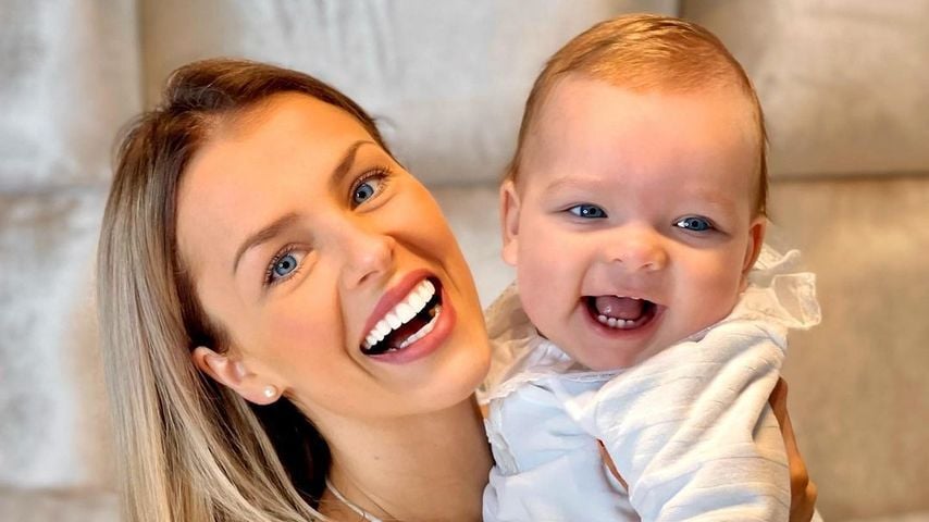 Patricija Ionel mit ihrem Sohn