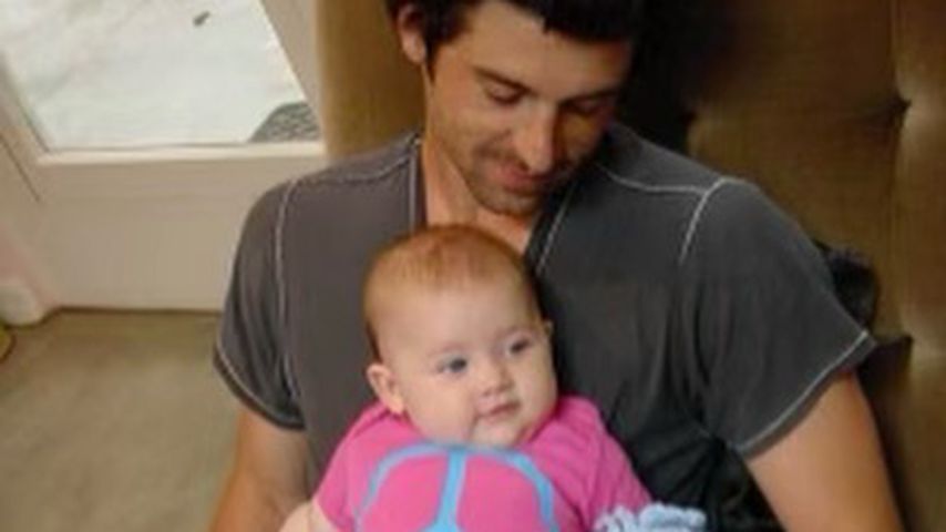 Patrick Dempsey mit seiner Tochter Tallula im Jahr 2002