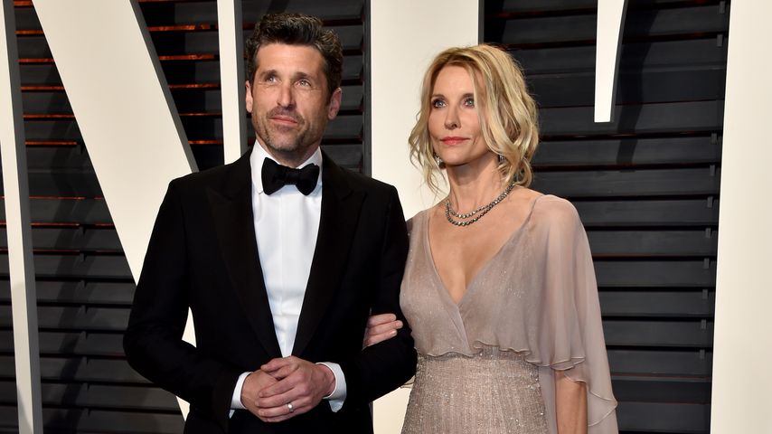 Patrick Dempsey und seine Frau Jillian bei der Oscar-Party in Beverly Hills im Februar 2017