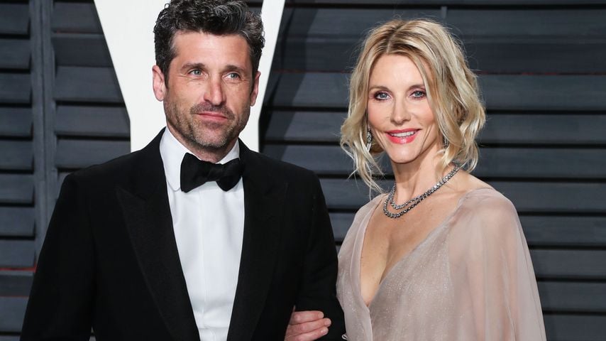 Patrick Dempsey und Jillian Fink bei der Vanity Fair Oscar Party 2017
