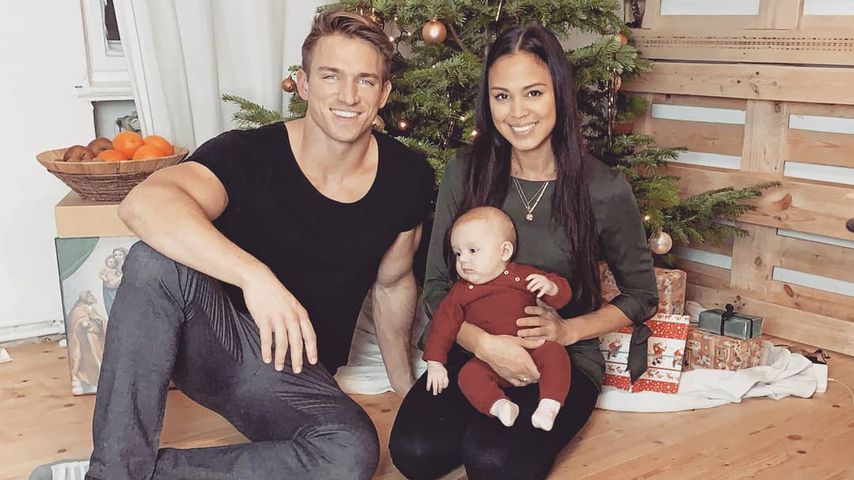 Patrick Fabian mit Ex-Freundin Lea und Tochter Lilly an Weihnachten 2019