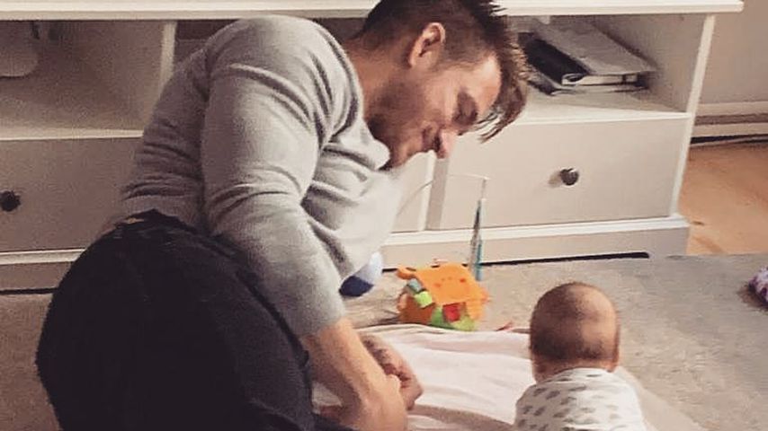 Patrick Fabian und seine Tochter Lilly