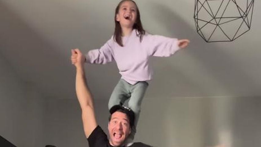 Patrick Fernandez mit Tochter Lía