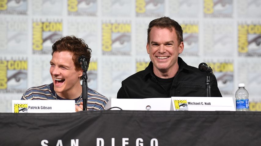 Patrick Gibson und Michael C. Hall auf der Comic Con in San Diego 2024