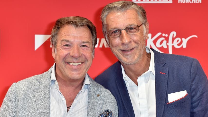 Patrick Lindner mit Ehemann Peter Schäfer