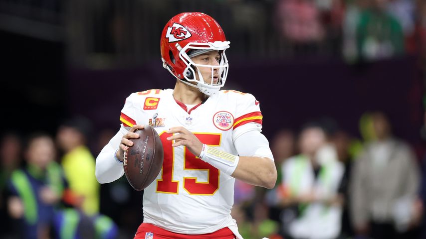 Patrick Mahomes beim Super Bowl 2025