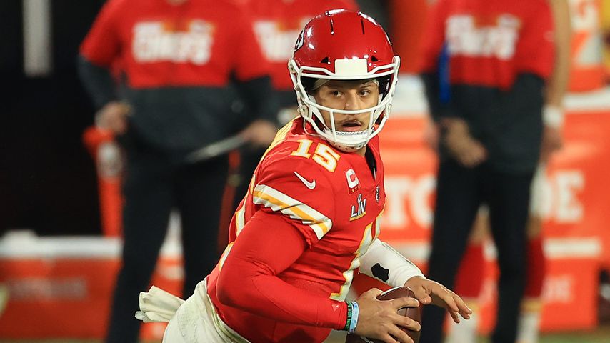 Patrick Mahomes beim Super Bowl
