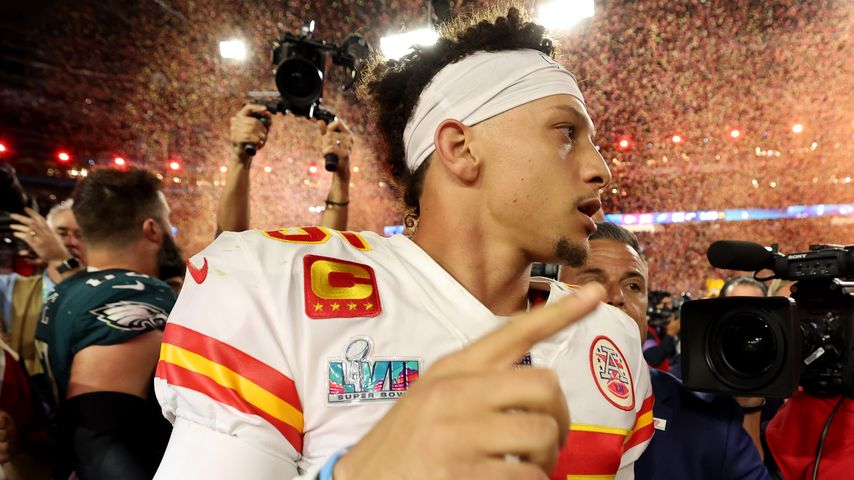 Patrick Mahomes beim Super Bowl 2023