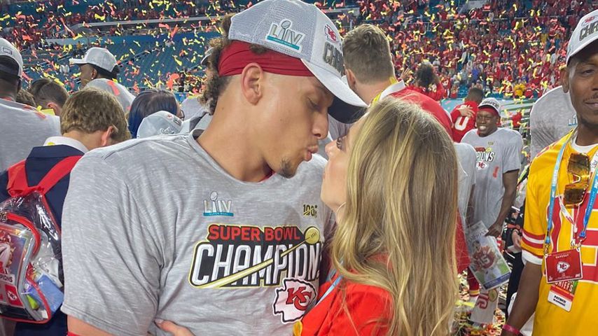 Patrick Mahomes und Brittany Matthews nach dem Super Bowl 2020