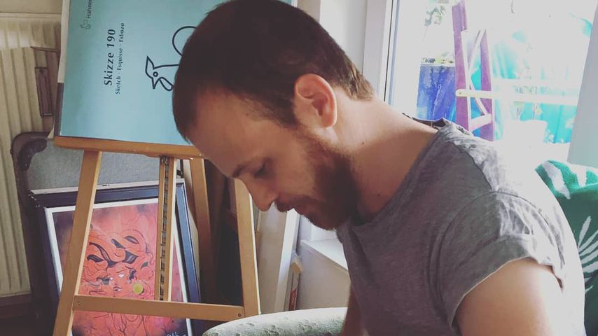 Patrick Müller mit seiner Tochter Loki