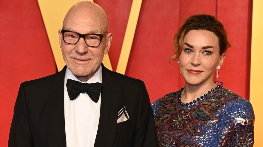 Patrick Stewart und Sunny Ozell bei der Vanity Fair Oscar-Party am 10. März 2024 in Beverly Hills