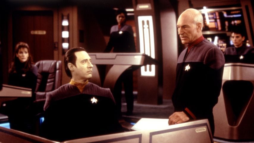 Patrick Stewart in "Star Trek: First Contact" 1996