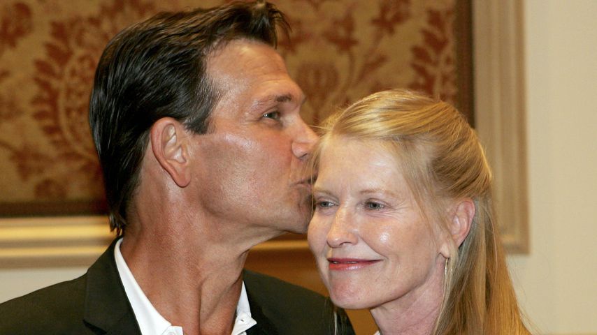 Patrick Swayze mit seiner Frau Lisa Niemi im Juli 2005