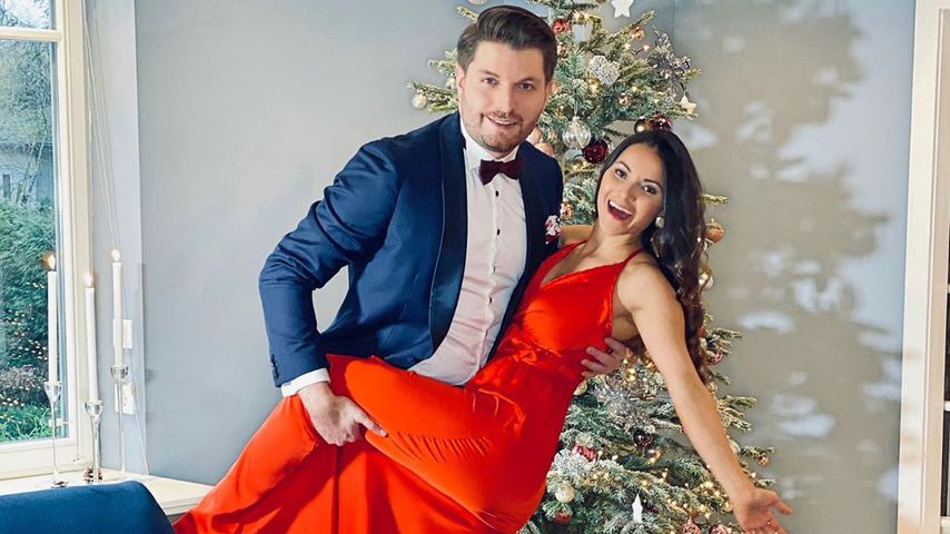 Patrick Weilbach und Kattia Vides an Weihnachten 2018