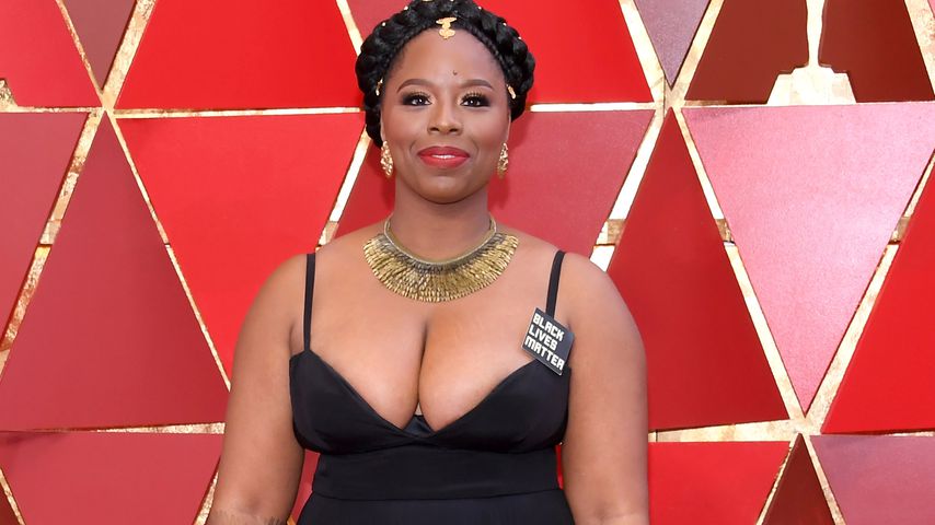 Patrisse Cullors bei den Oscars in Hollywood im März 2018
