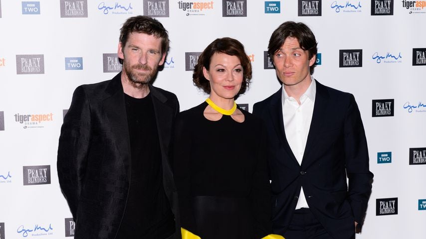 Paul Anderson, Helen McCrory und Cillian Murphy bei der "Peaky Blinders"-Premiere in London