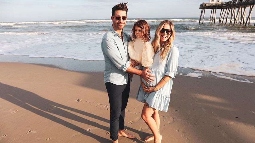 Christina Perri, ihr Mann Paul und ihre Tochter Carmella Costabile im Oktober 2020