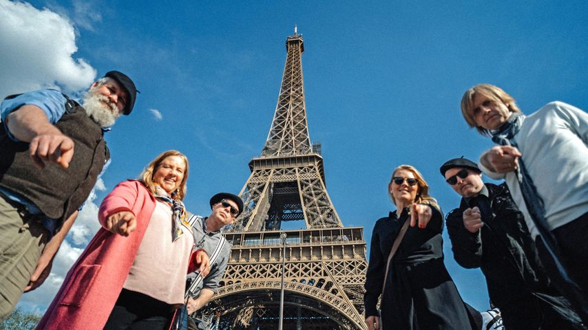 Paul, Kathy, Jimmy, Patricia, Joey und John Kelly 2022 in Paris
