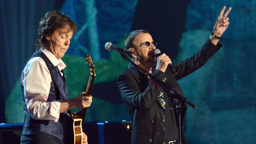 Paul McCartney und Ringo Starr in Los Angeles 2014