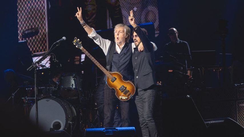 Paul McCartney und Ringo Starr feiern Beatles-Bühnen-Reunion