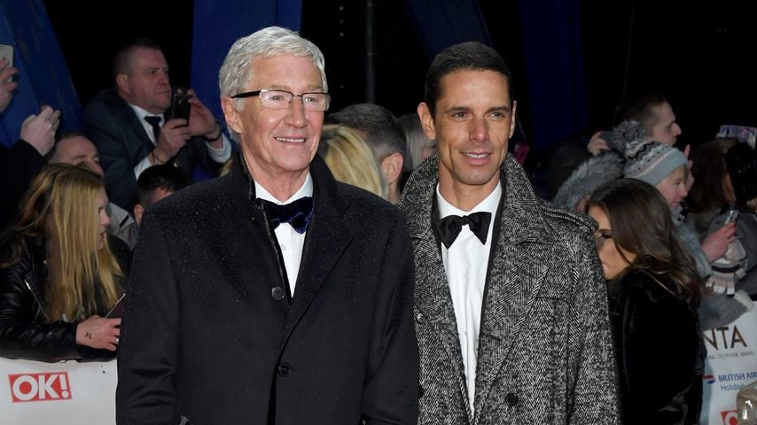 Paul O'Grady und Andre Portasio bei den National Television Awards im O2 in London, 22. Januar 2019
