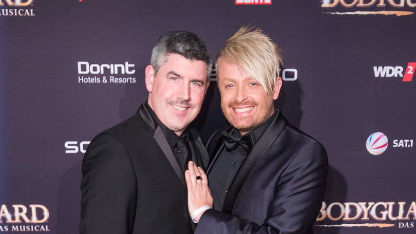 Paul Reeves and Ross Antony bei der Premiere von "Bodyguard - Das Musical"