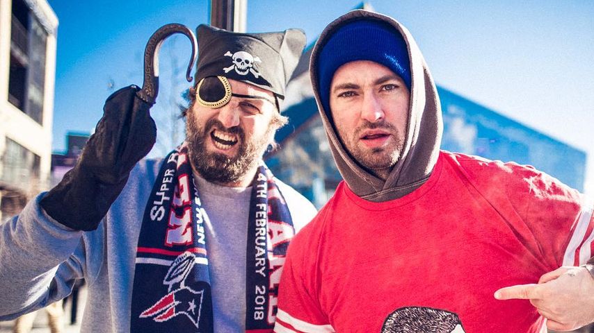 Paul Ripke und Marteria beim Super Bowl 2018