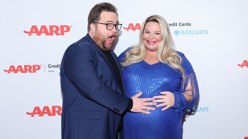 Paul Walter Hauser und Amy Boland Hauser im Januar 2023