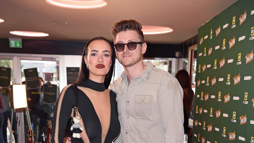 Paulina Ljubas und Tommy Pedroni beim CoupleChallenge-Screening, 06.03.2025