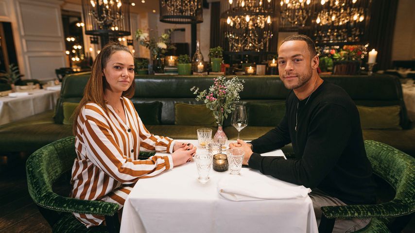 Pauline Fernández und Andrej Mangold bei "Eating with my Ex"