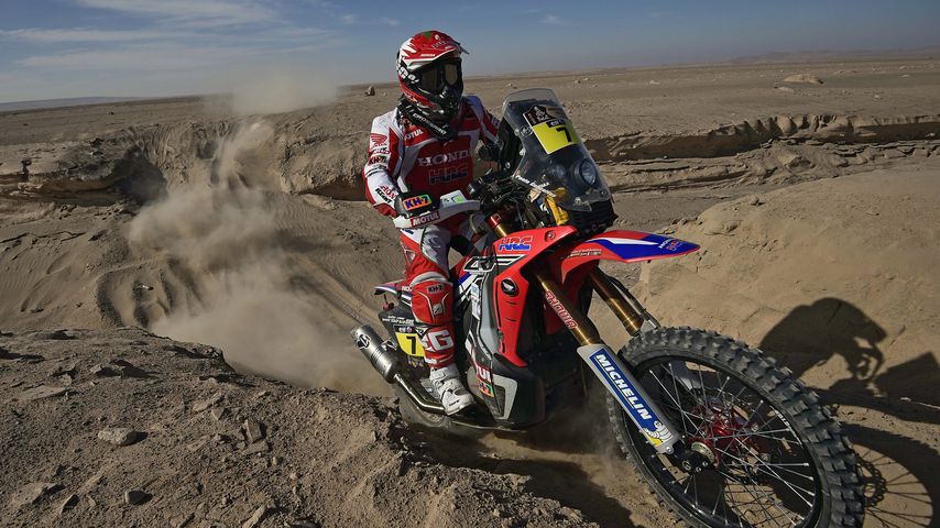 Paulo Gonçalves bei einem Rennen in Iquique im Januar 2015