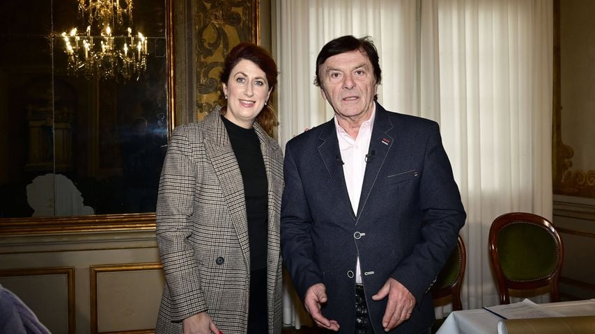 Pavel Travnicek mit Ehefrau Monika Travnickova, November 2023
