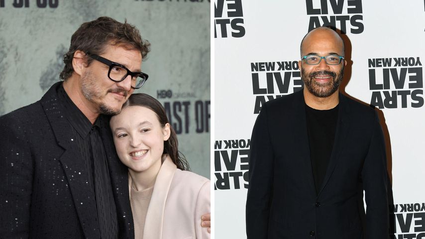 Collage: Pedro Pascal, Bella Ramsey und Jeffrey Wright, Schauspieler