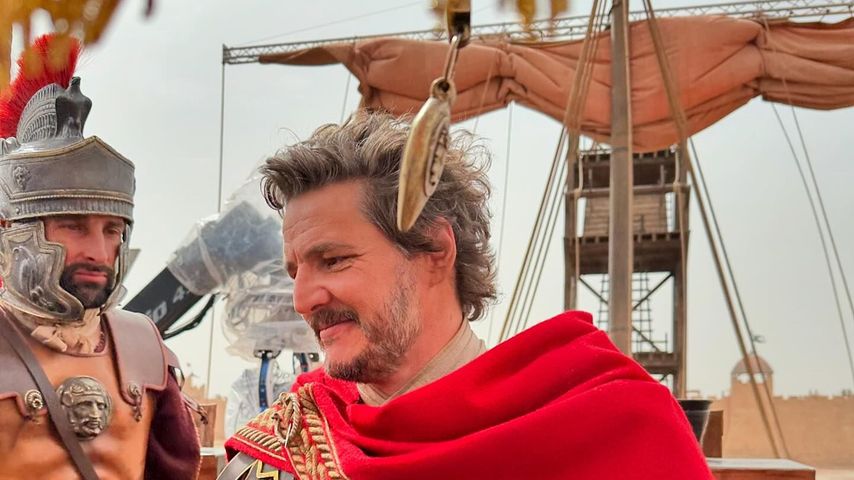Pedro Pascal, am Set von "Gladiator II"