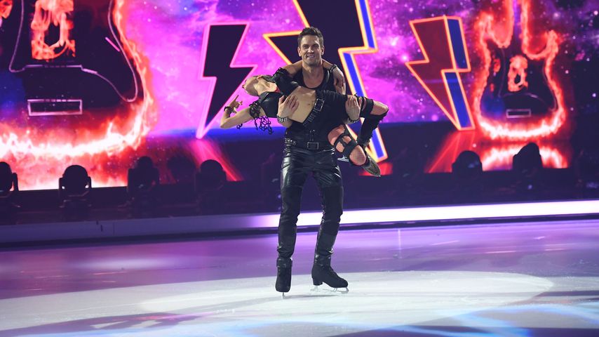 Peer Kusmagk und Kat Rybkowski bei "Dancing on Ice", 2019