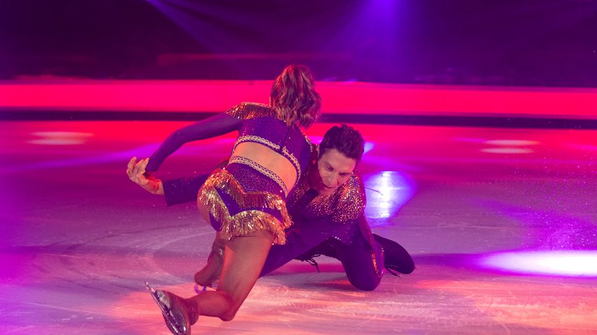 Peer Kusmagk und Kat Rybkowski bei "Dancing on Ice"