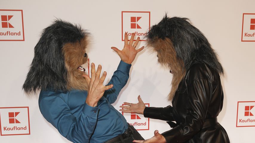 Peer Kusmagk und Natascha Ochsenknecht bei der Präsentation der Star Wars Kollektion von Kaufland