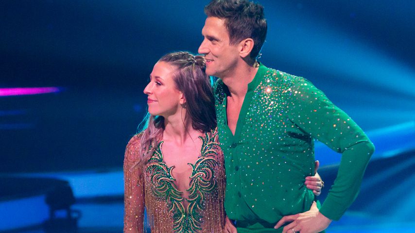Peer Kusmagk und Kat Rybkowski bei "Dancing on Ice" 2019