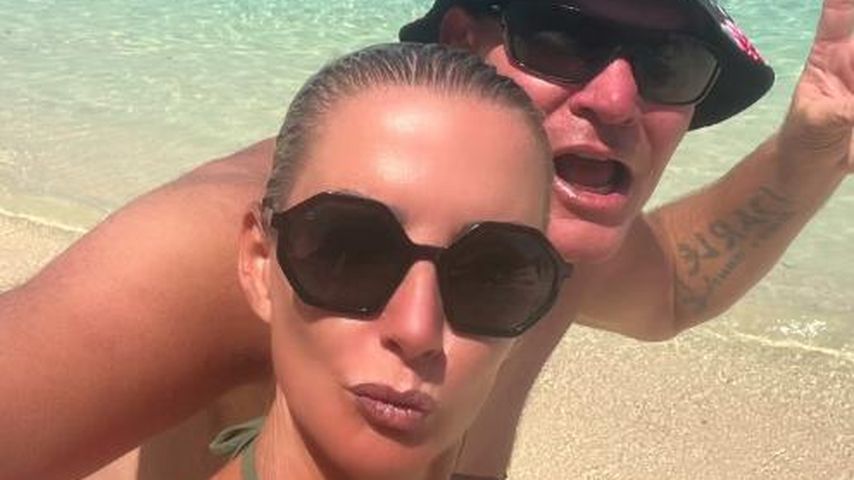 Trotz Trennung: Peggy Jerofke und Stephan im Familienurlaub